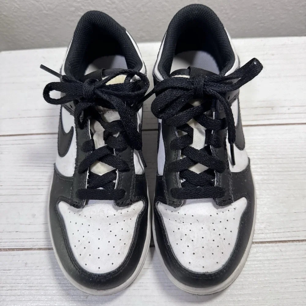 Nike Dunk Low Retro White Black Panda (GS) Unisex Kids Size 3Y CW1588-416